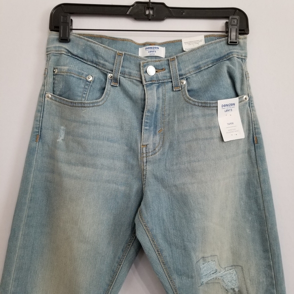 NWT Denizen Levi's Light Wash Taper Jeans Size 16 Regular - Picture 2 of 11